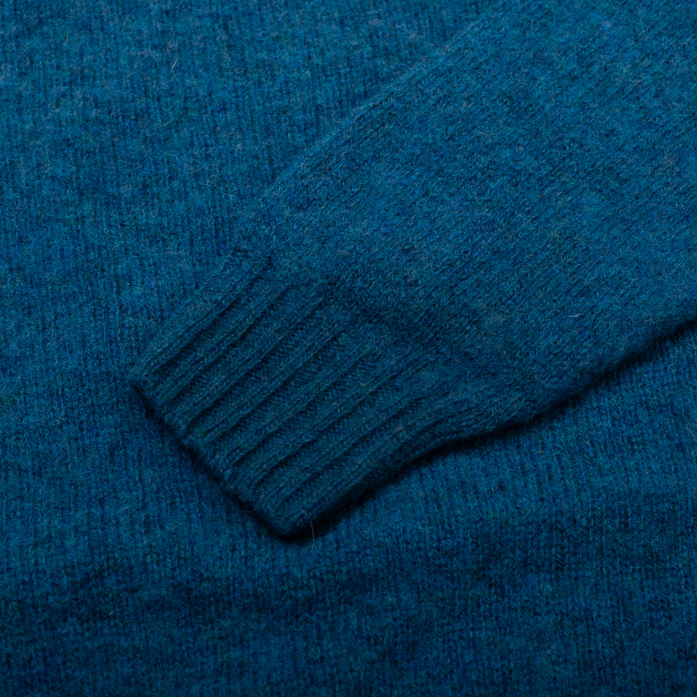 Kelso Brushed Shetland Jumper - Atlantic Spray - Small