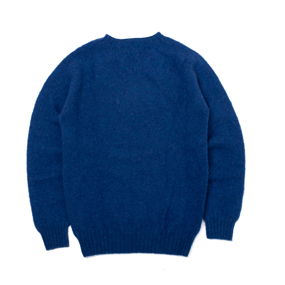 Kelso Brushed Shetland Jumper - Ocean Force - Small