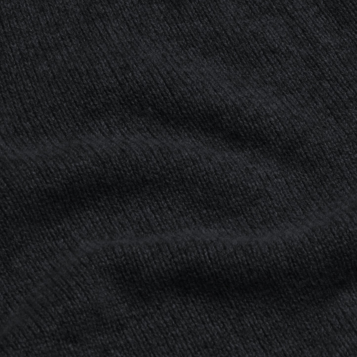 Black Dean Lambswool Crew Neck Jumper