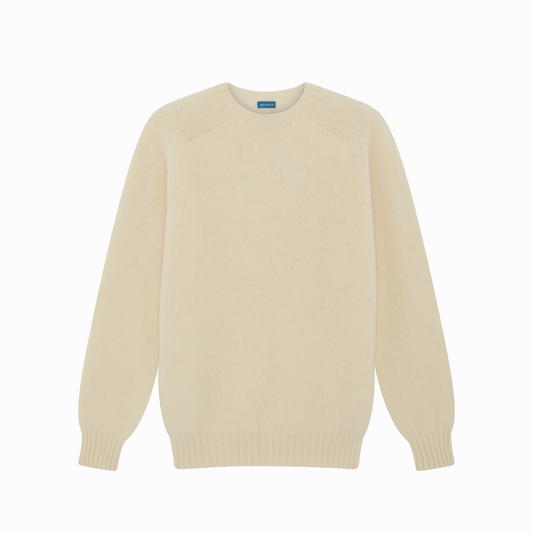 Cream Kelso Brushed Shetland Jumper