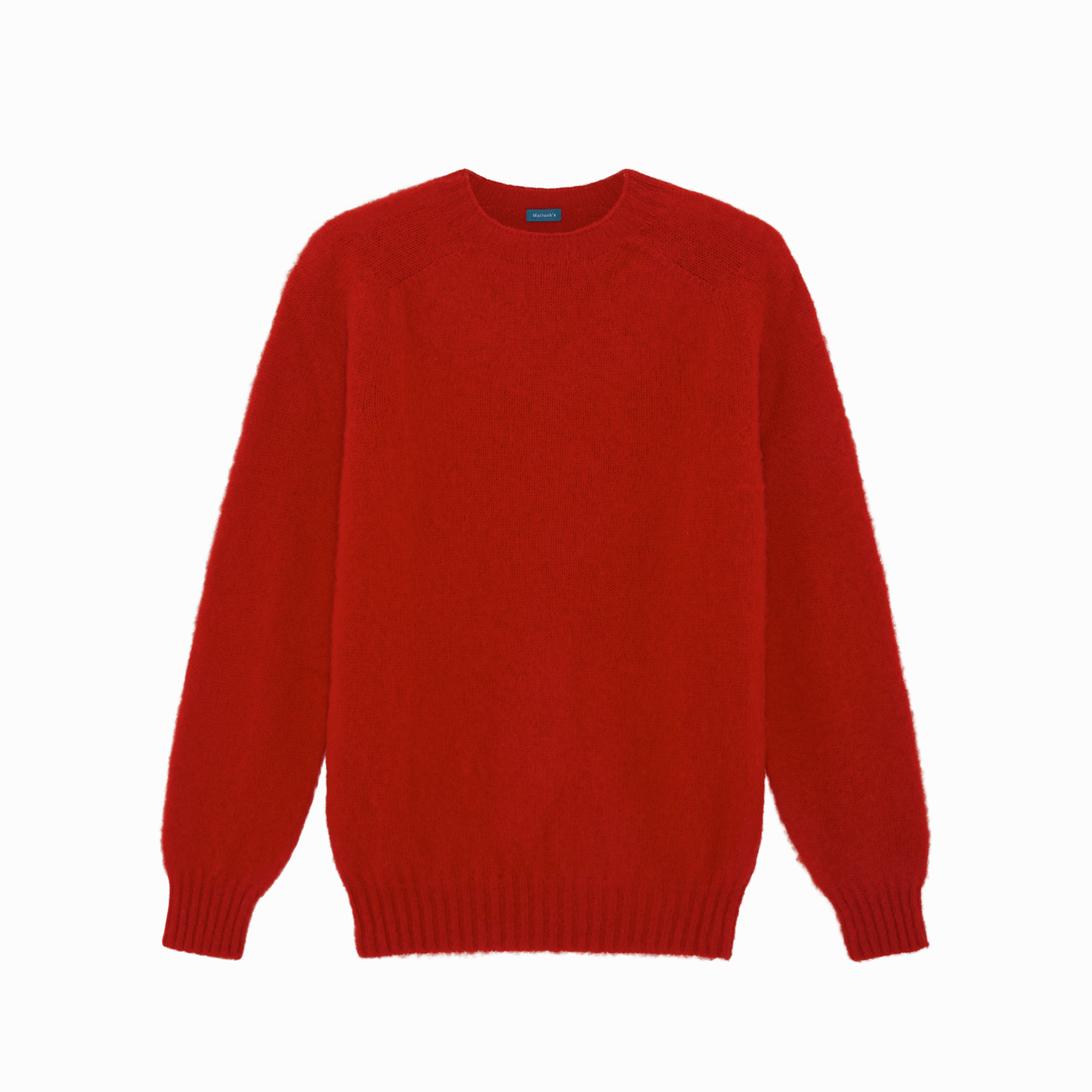 Red Kelso Brushed Shetland Jumper