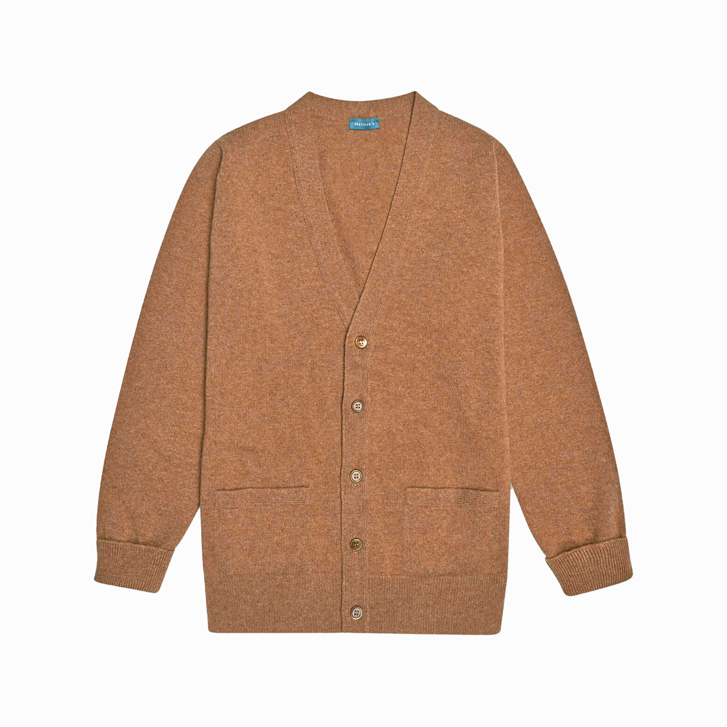 Camel Stewart Fine Lambswool Cardigan