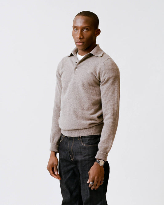 Vole Kelly Sports Collar Lambswool Jumper | Understated Luxury Knitwear - Malloch's