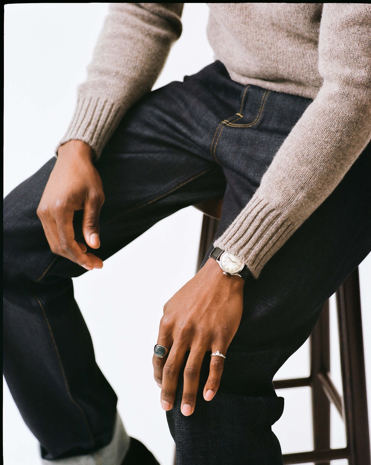 Vole Dean Lambswool Crew Neck Jumper