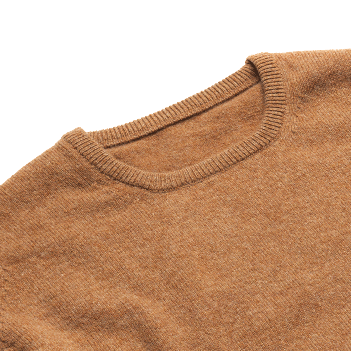 Camel Steadman Fine Lambswool Crew Neck