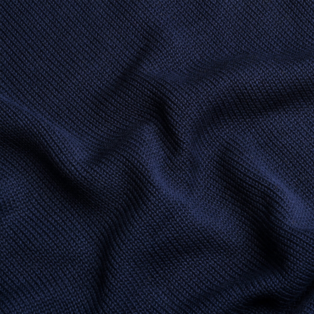 Navy Gullane Cotton Crew Neck