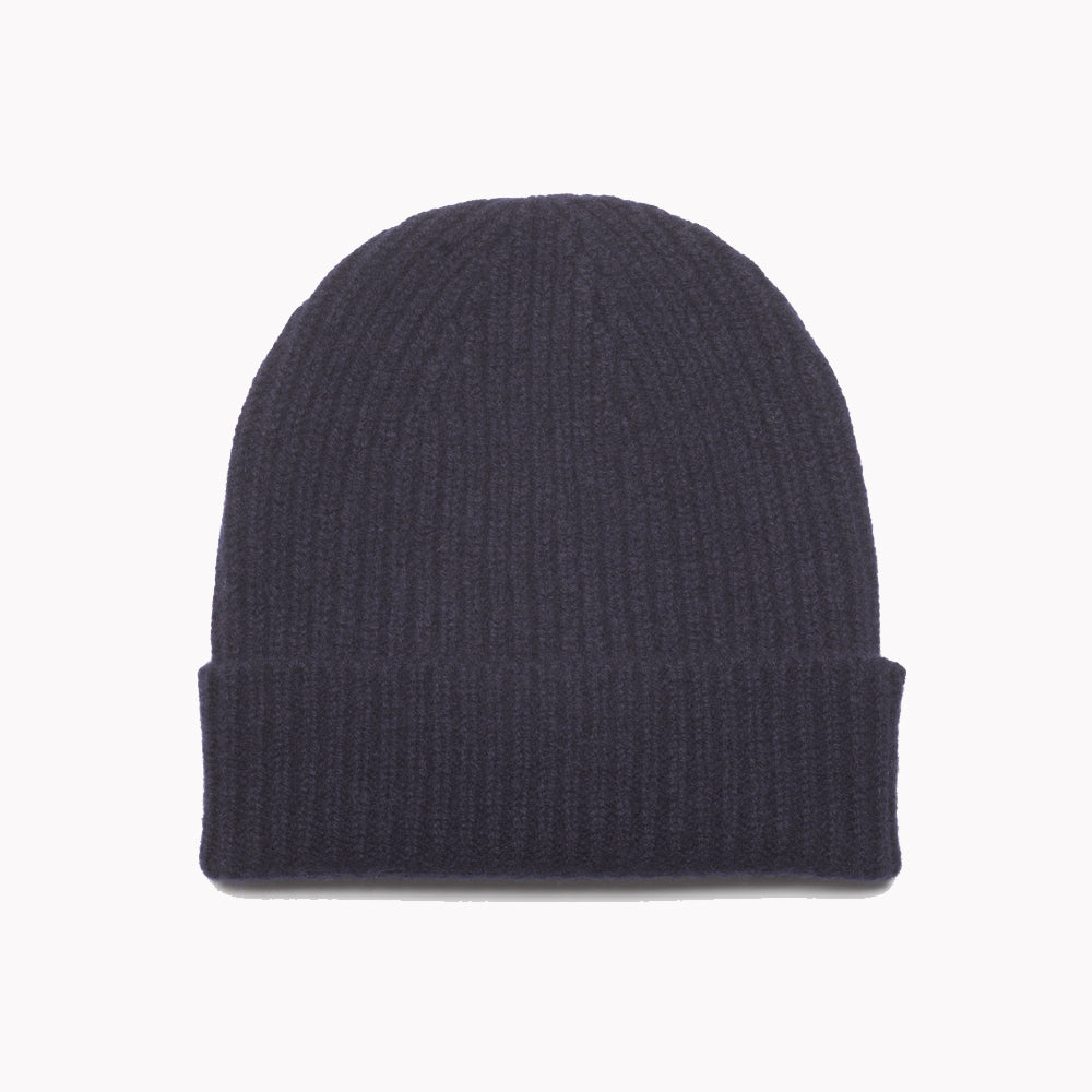 Navy Grange Lambswool Hat