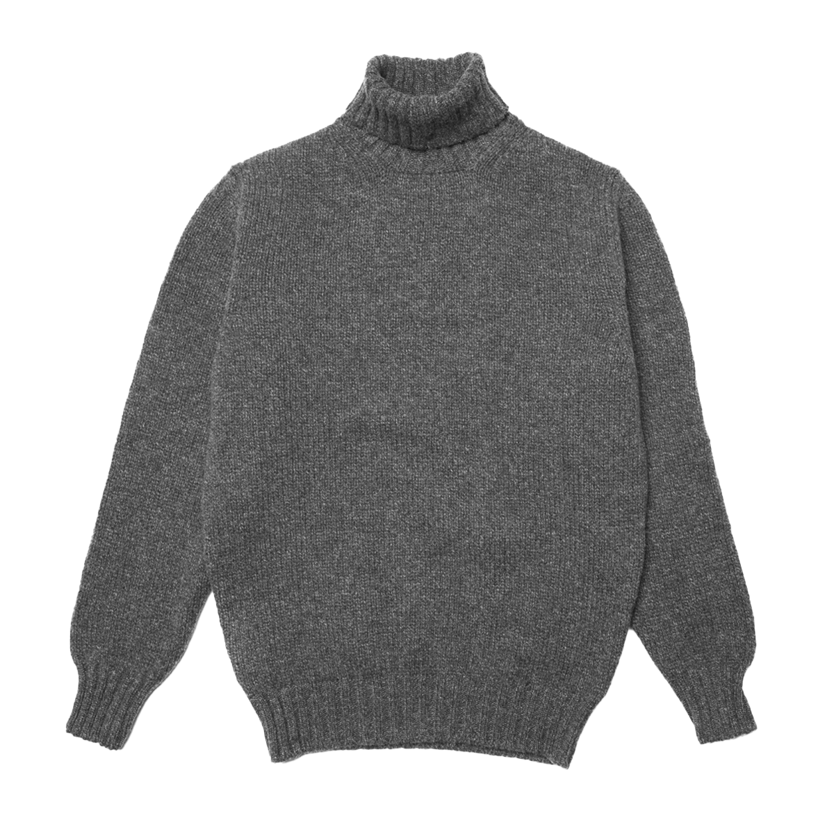 Dark grey roll neck 2025 jumper