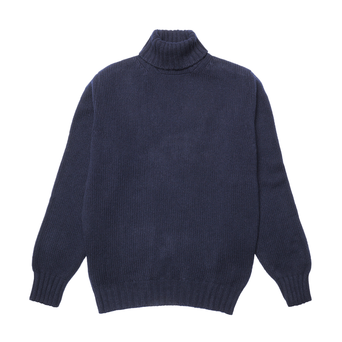 Navy Newman Lambswool Roll Neck Jumper – Malloch's