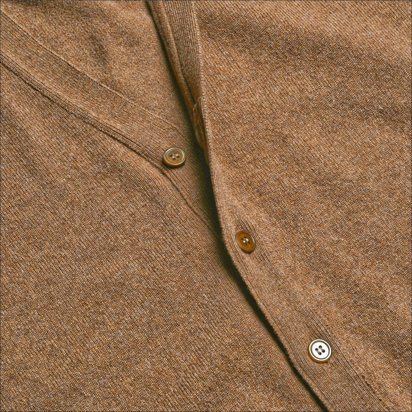 Camel Stewart Fine Lambswool Cardigan