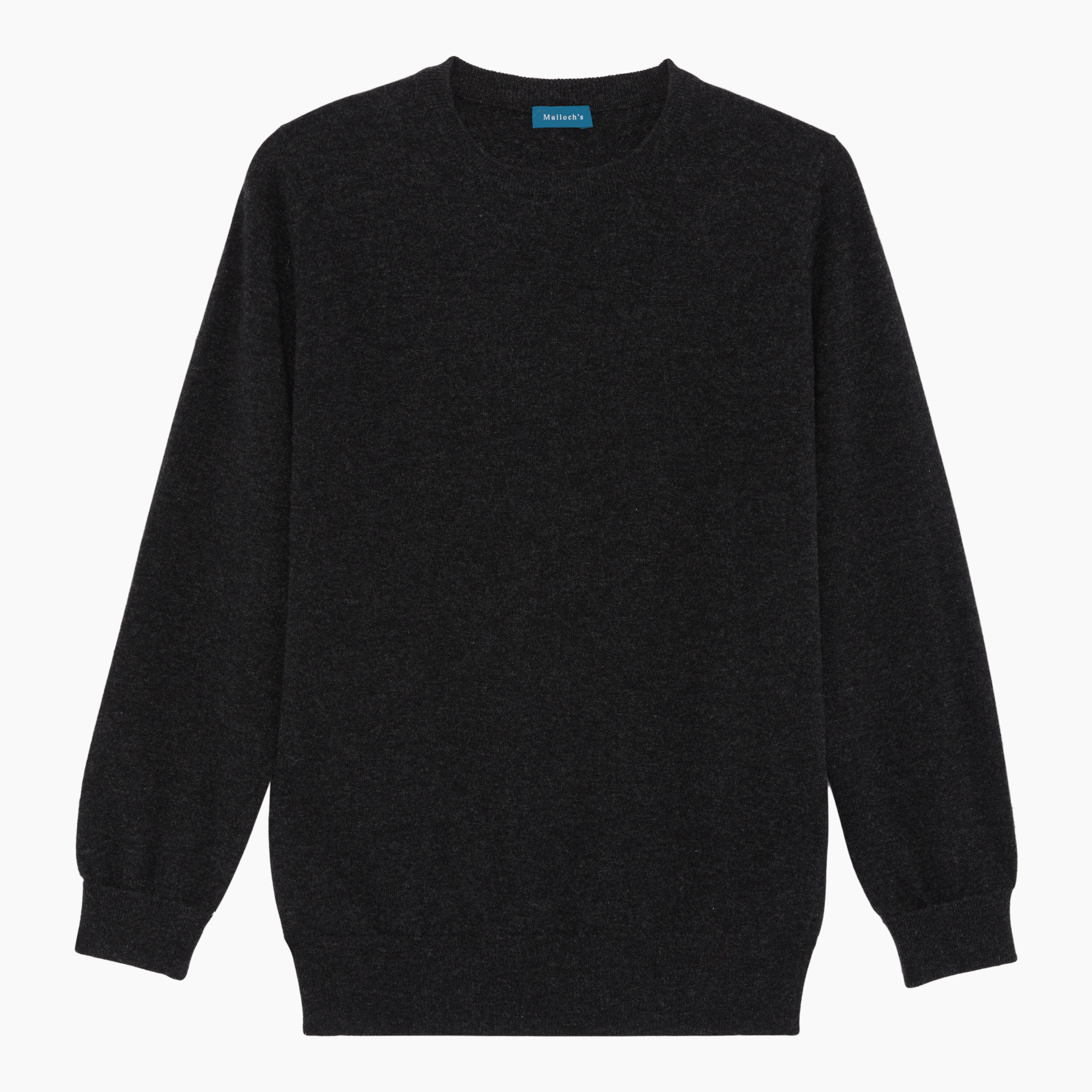 Charcoal Lambswool Crew Neck Jumper