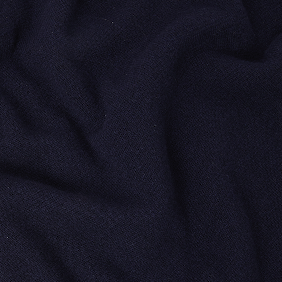 Navy Robert Merino Cashmere Knitted Overshirt - XL