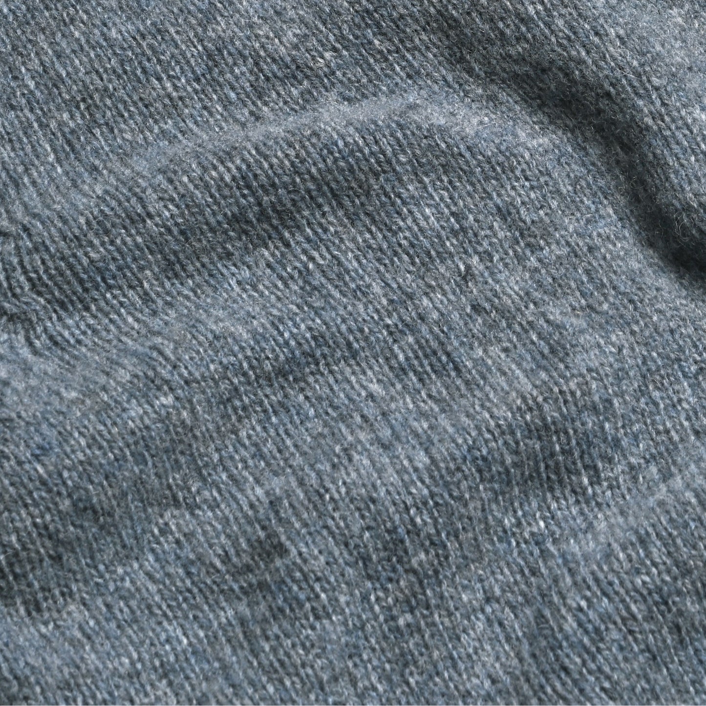 Pale Blue Wreay Shetland Wool Crew Neck