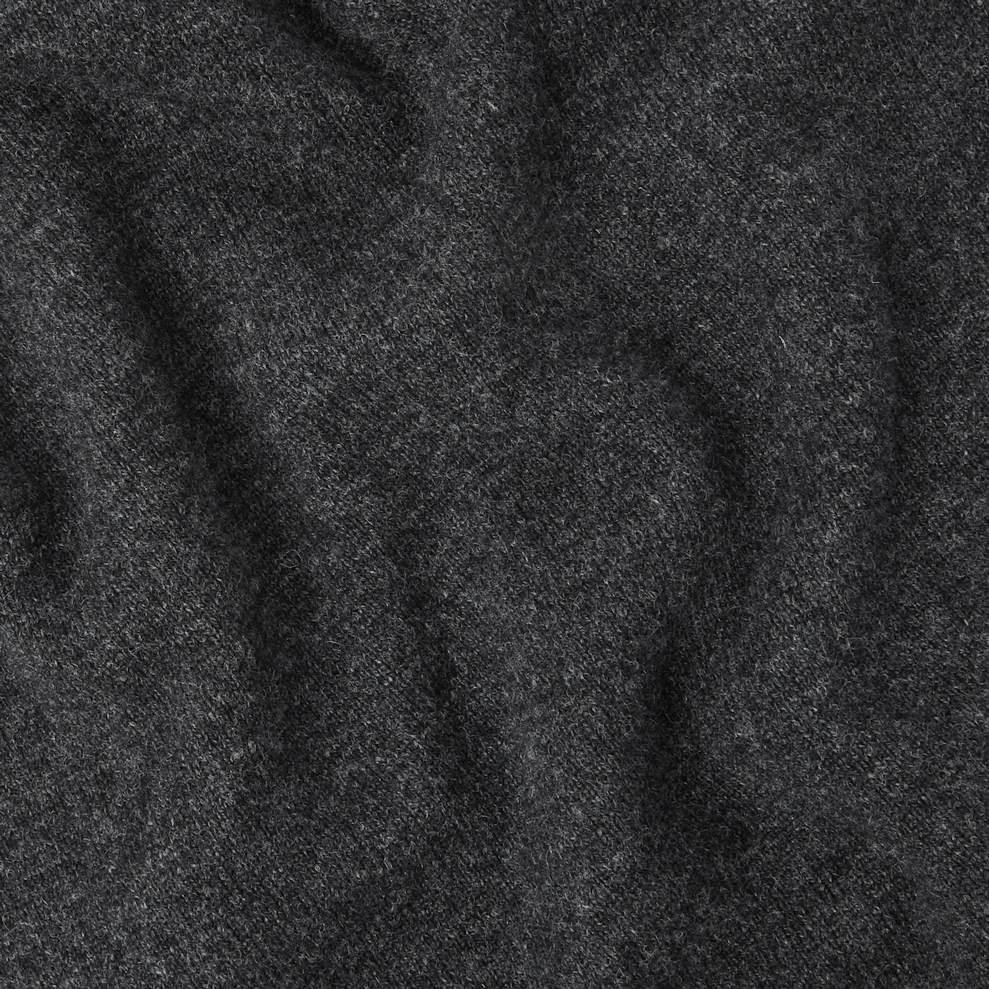Charcoal Steadman Fine Lambswool Crew Neck