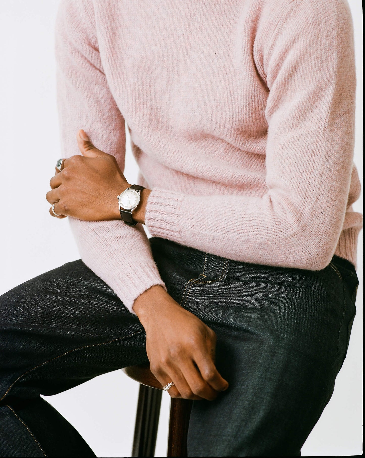 Pink Haar Wreay Shetland Sweater