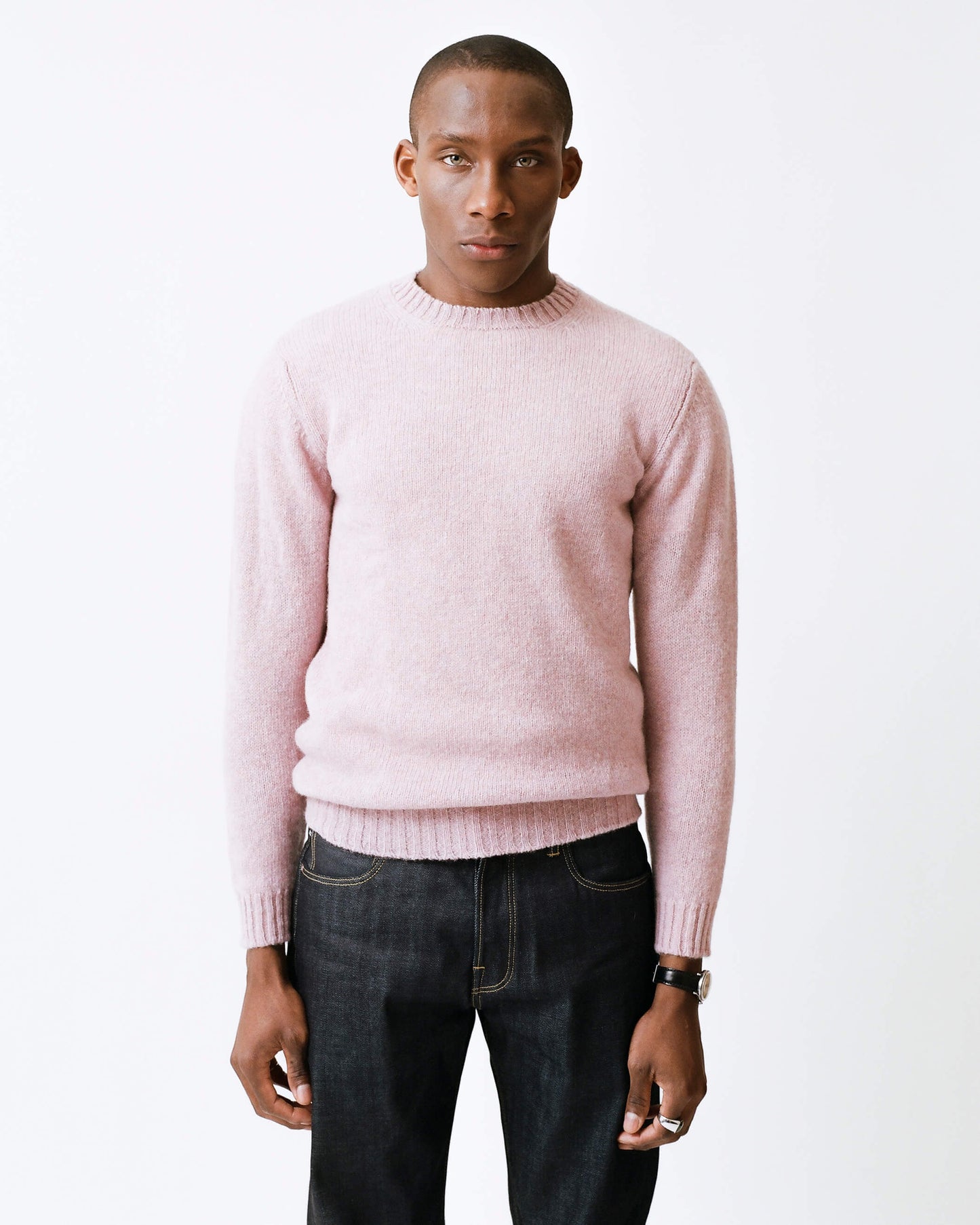 Pink Haar Wreay Shetland Sweater