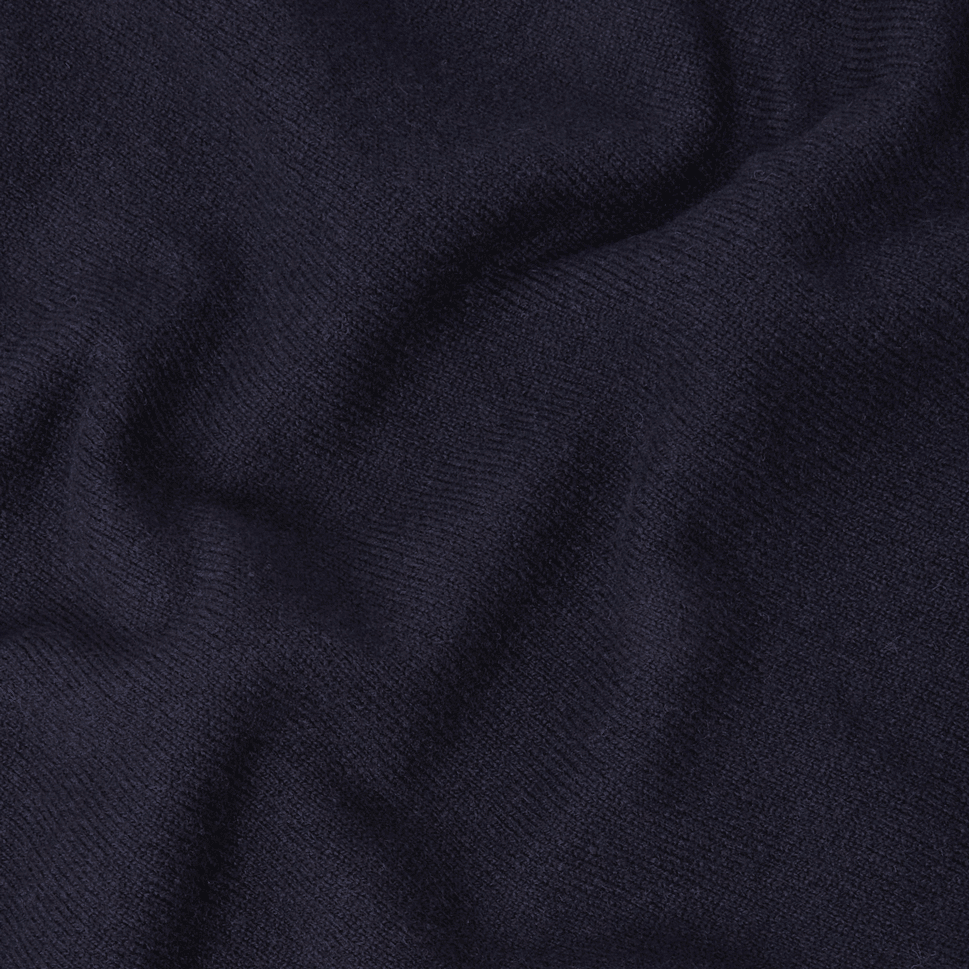 Navy Steadman Fine Lambswool Crew Neck - Malloch's