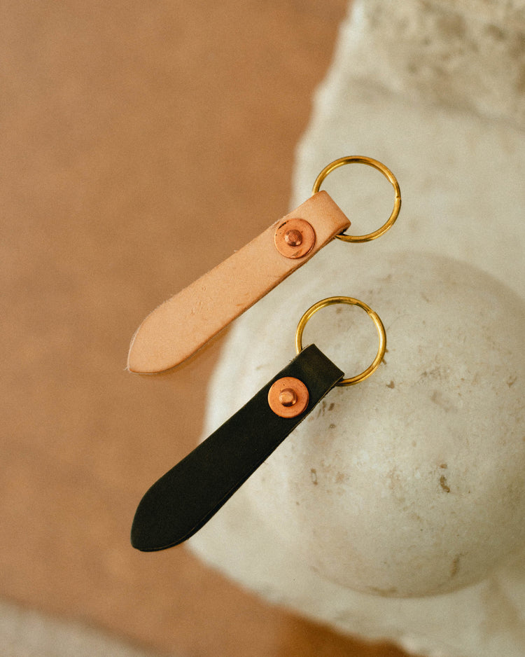 mallochs leather key rings made in london