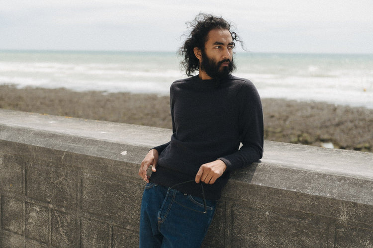 Easton Merino Crew Neck Sweater | Luxury Transitional Knitwear - Malloch's