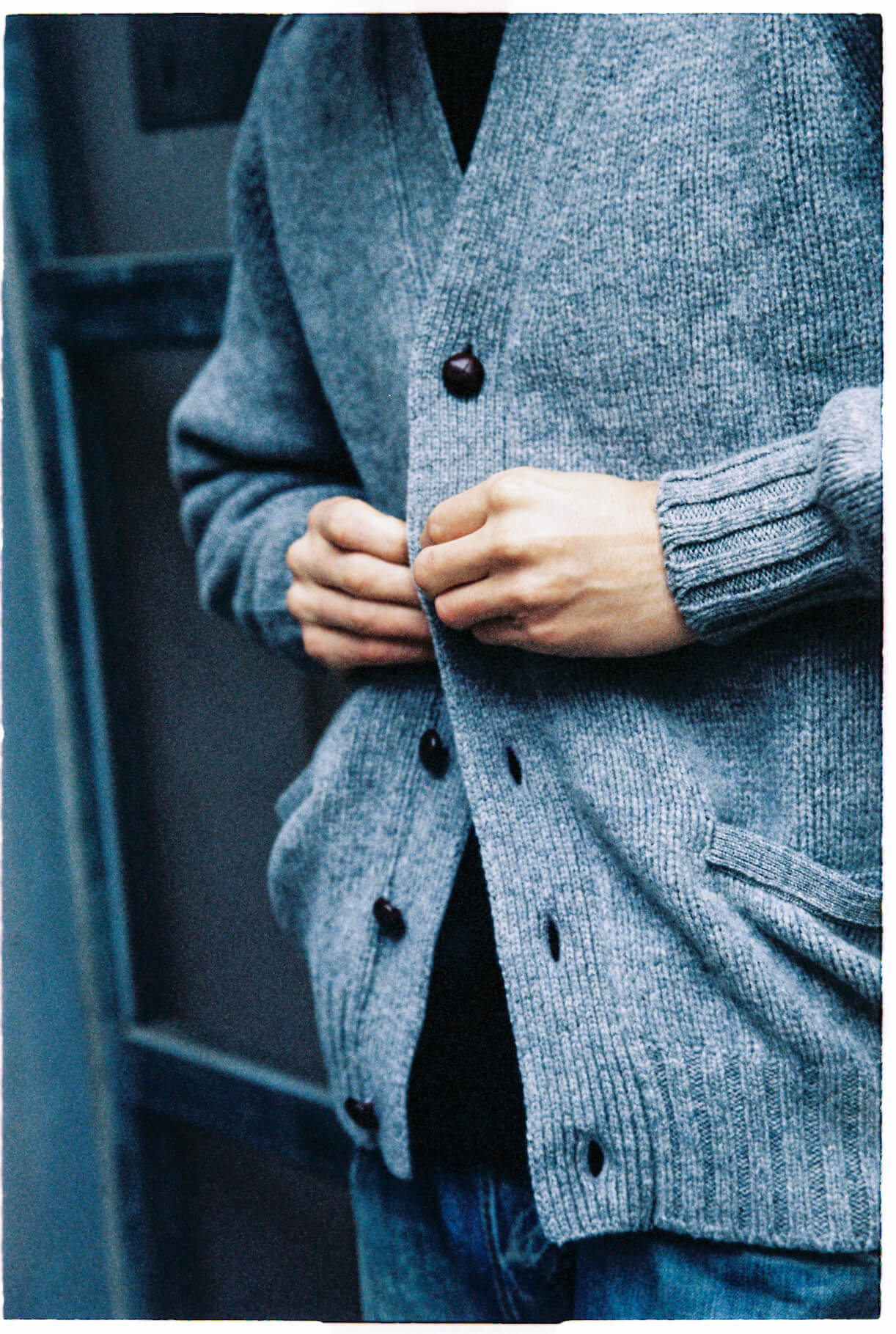 Grant Chunky Lambswool Cardigan