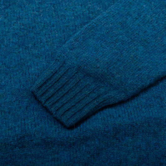 Kelso Brushed Shetland Jumper - Atlantic Spray - Small