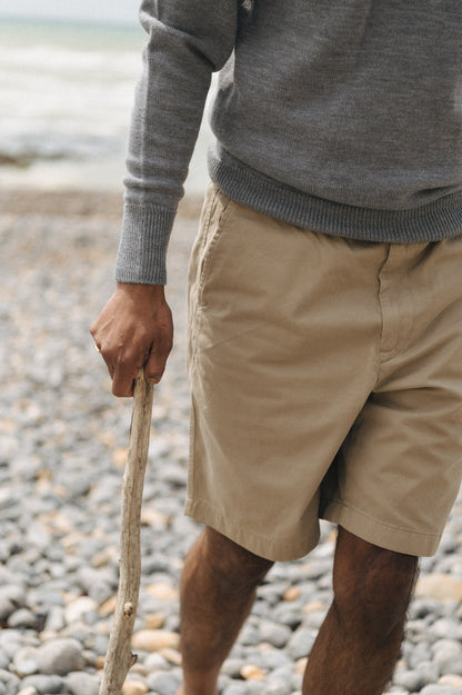 Flannel Grey Easton Merino Crew Neck Sweater