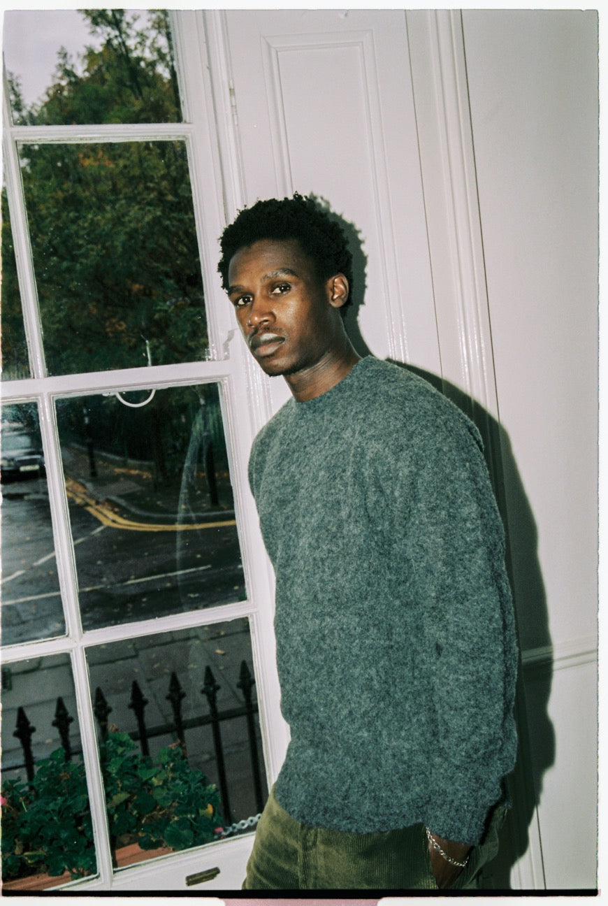 Grey Kelso Brushed Shetland Jumper