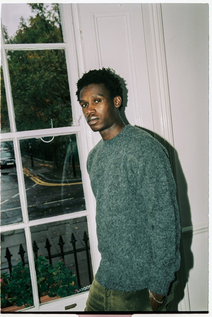 Grey Kelso Brushed Shetland Jumper