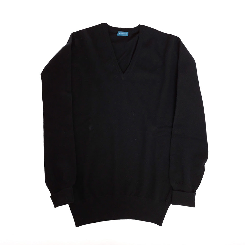 Black Geelong V-Neck - XS