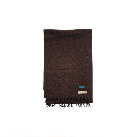 Brown Escorial Wool Scarf