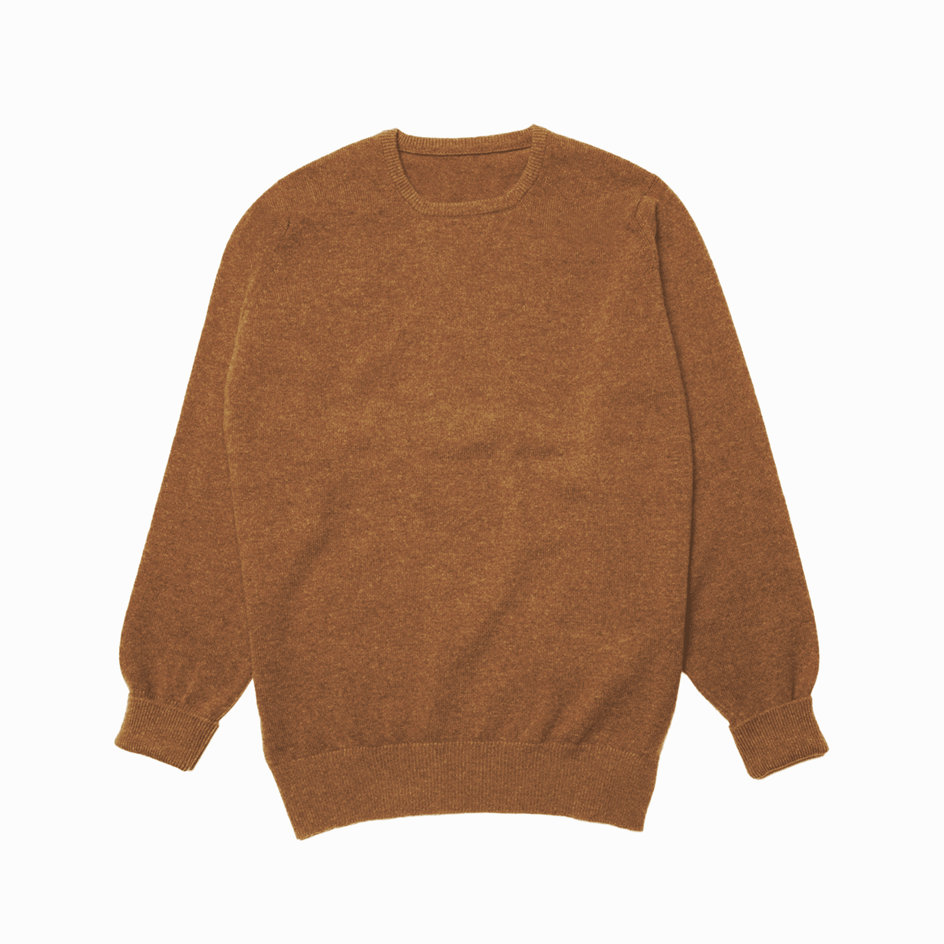 Camel Steadman Fine Lambswool Crew Neck - Malloch's