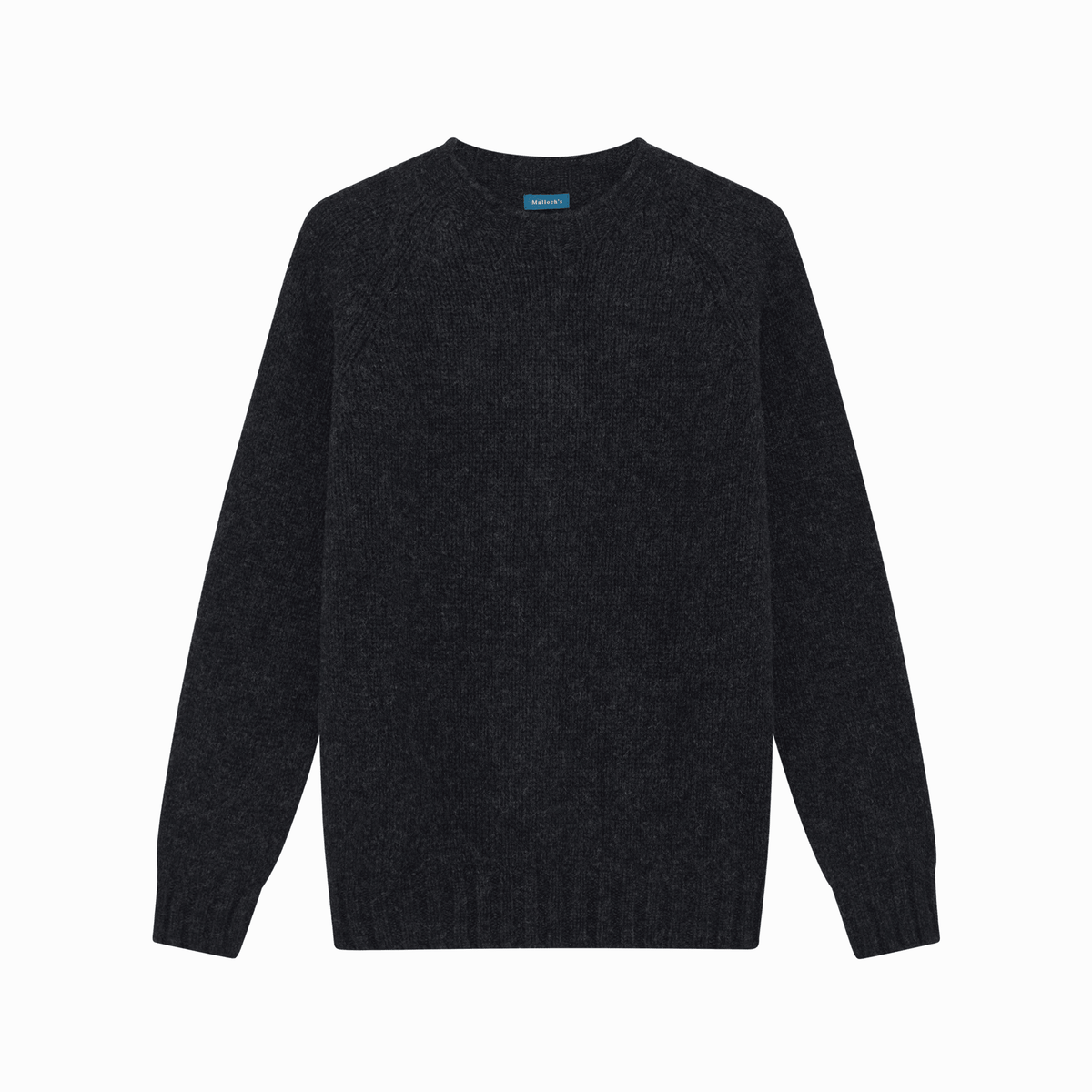 Charcoal Kenmore Chunky Shetland Jumper - Malloch's