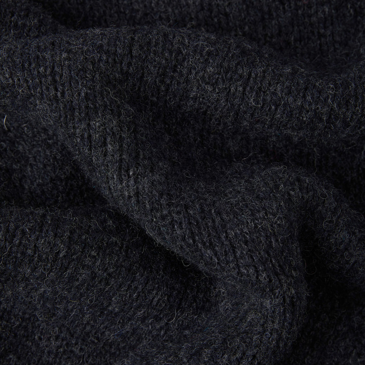 Charcoal Kenmore Chunky Shetland Jumper - Malloch's