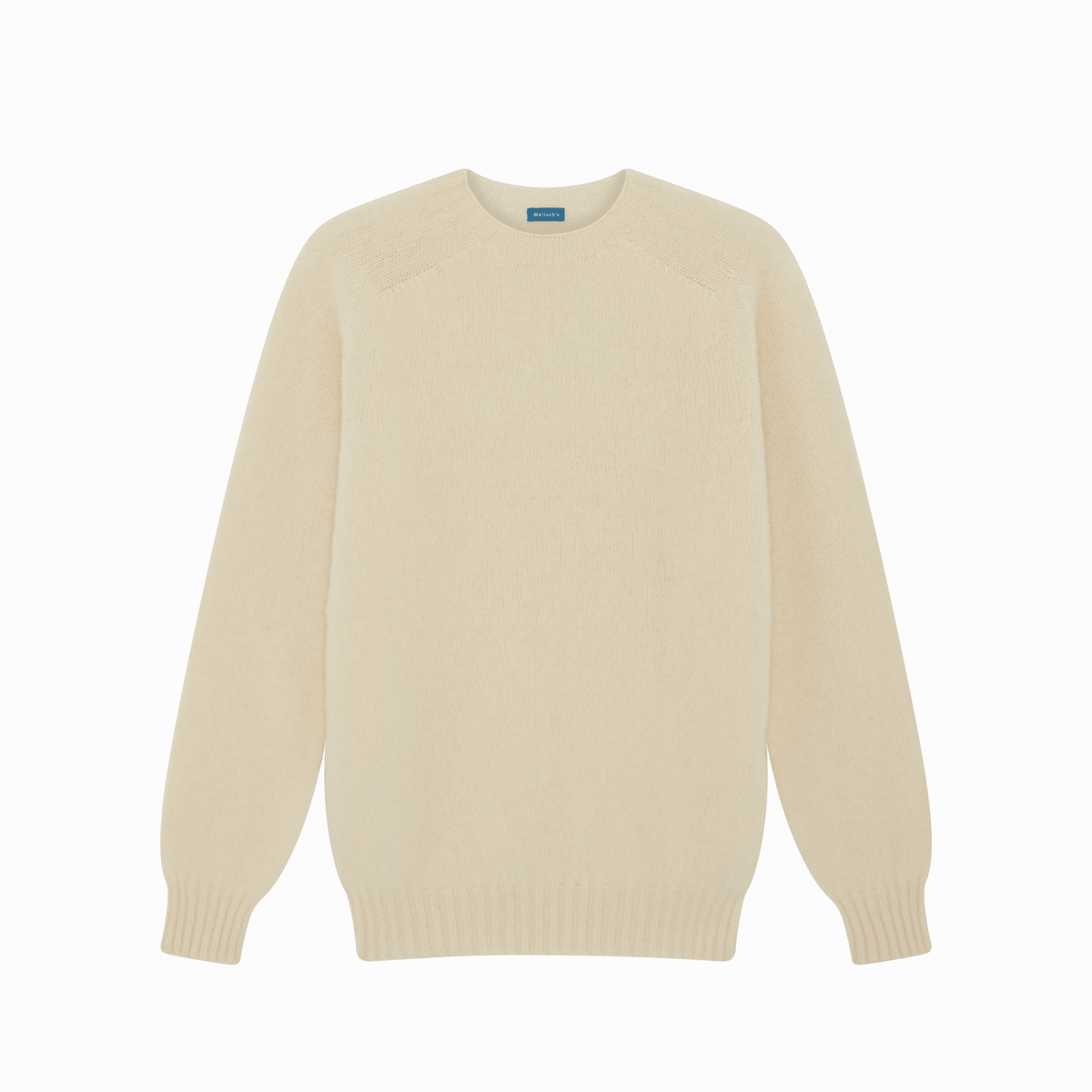 Cream Kelso Brushed Shetland Jumper | Malloch's Premium Shetland Knitwear - Malloch's