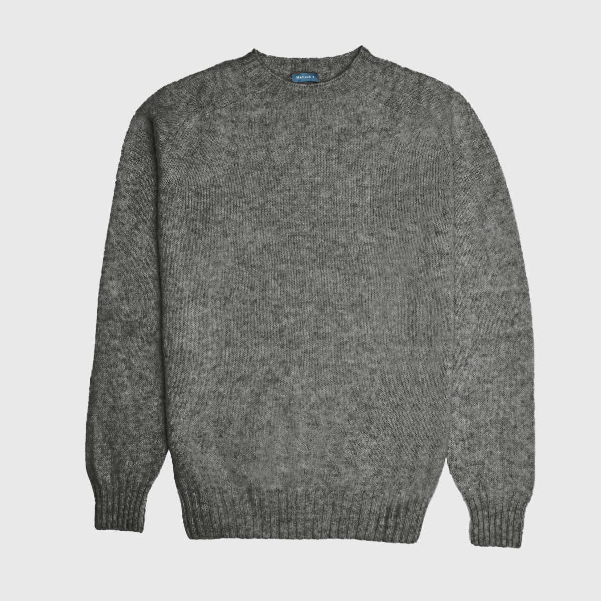 Grey Kelso Brushed Shetland Jumper