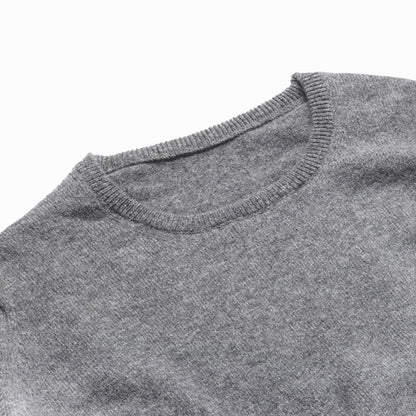 Grey Steadman Fine Lambswool Crew Neck