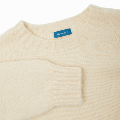 Cream Kelso Brushed Shetland Jumper