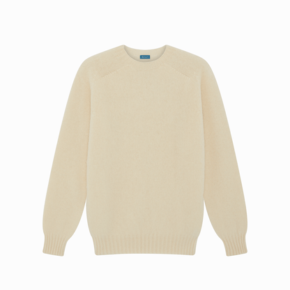 Cream Kelso Brushed Shetland Jumper