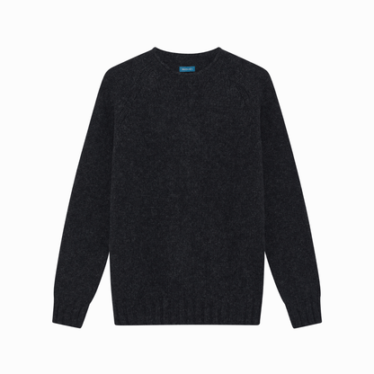 Charcoal Kenmore Chunky Shetland Jumper