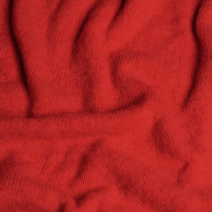 Red Kelso Brushed Shetland Jumper