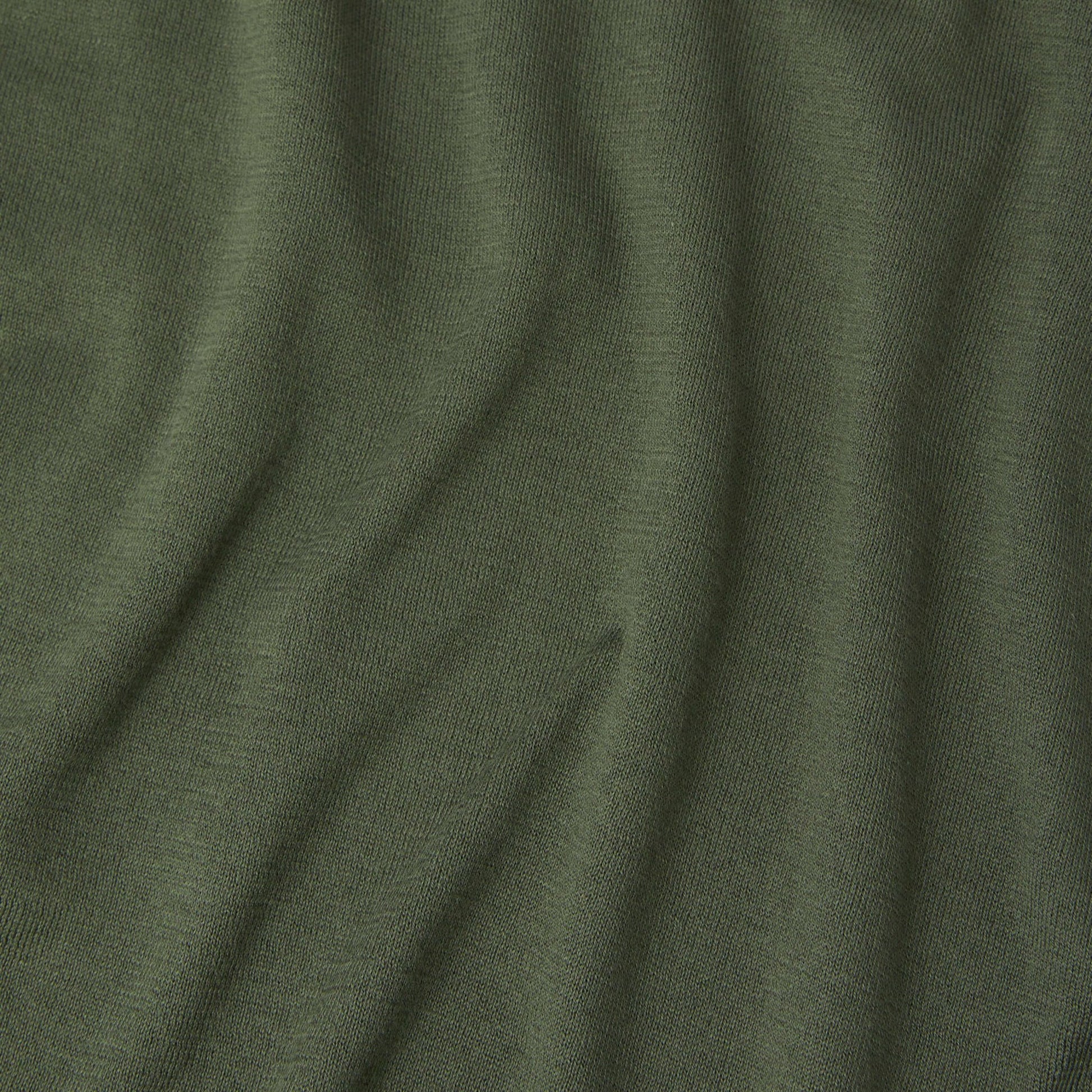 Malloch's x John Smedley Khaki Green Cromford Sea Island Cotton Polo Shirt - Malloch's