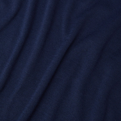 Malloch's x John Smedley French Navy Cromford Sea Island Cotton Polo Shirt