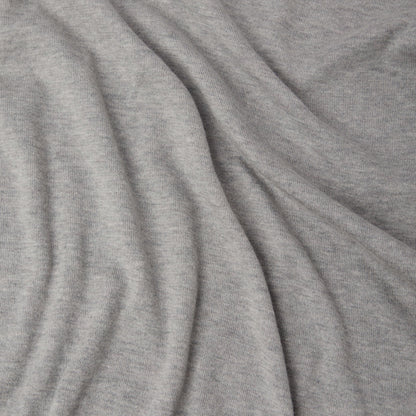 Malloch's x John Smedley Light Grey Cromford Sea Island Cotton Polo Shirt