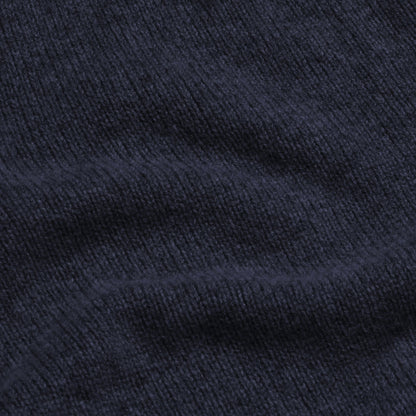 Navy Dean Lambswool Crew Neck Jumper - Malloch's