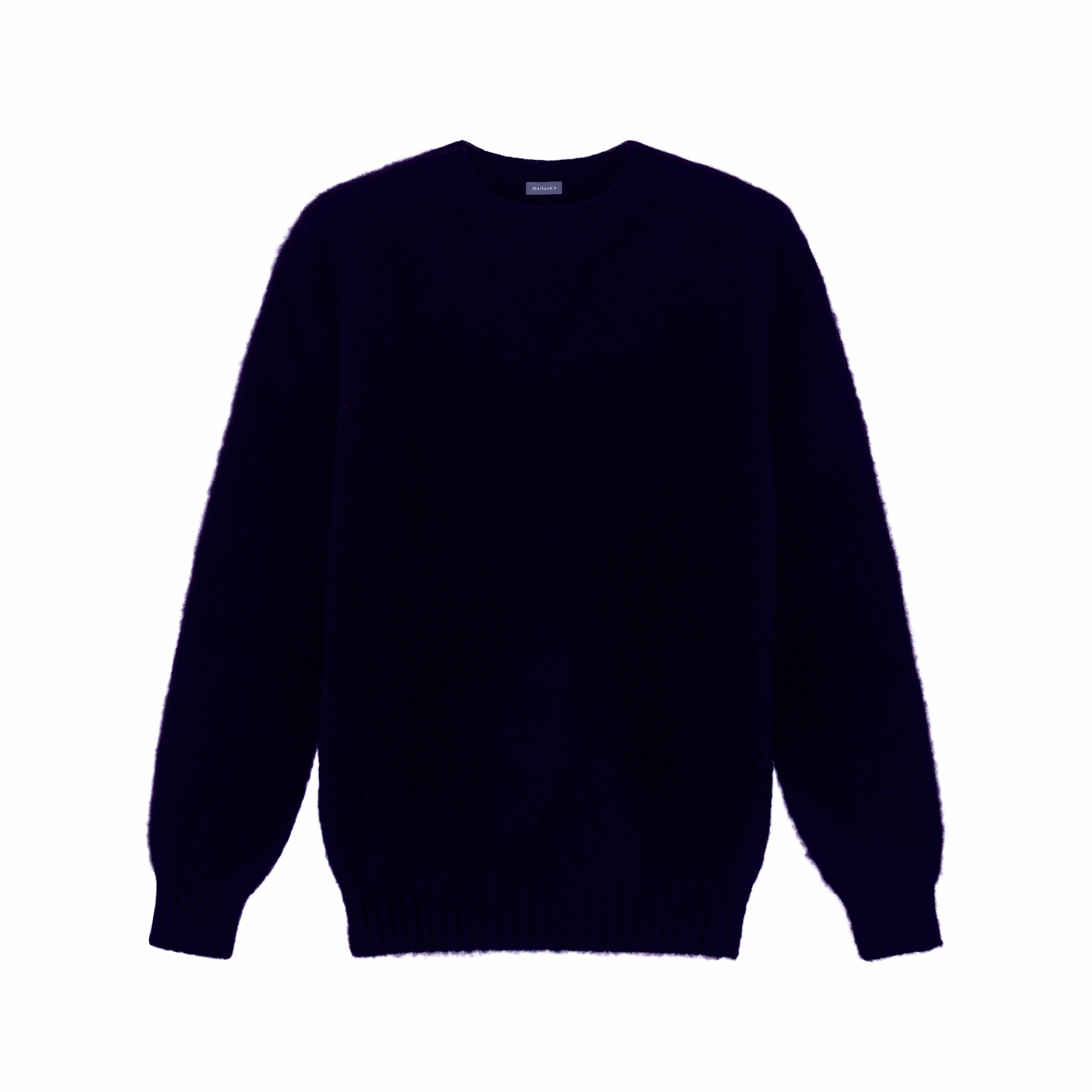 Navy Kelso "Shaggy Dog" Brushed Shetland Jumper - Malloch's