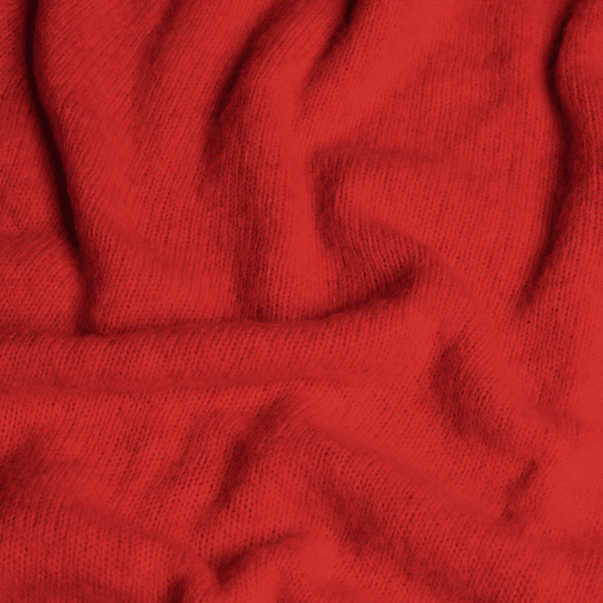 Red Kelso Brushed Shetland Jumper - Malloch's