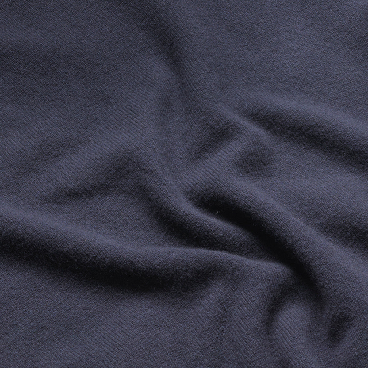 Navy Steadman Fine Lambswool V-Neck Jumper