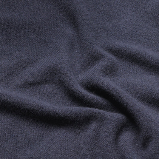 Navy Steadman Fine Lambswool V-Neck Jumper