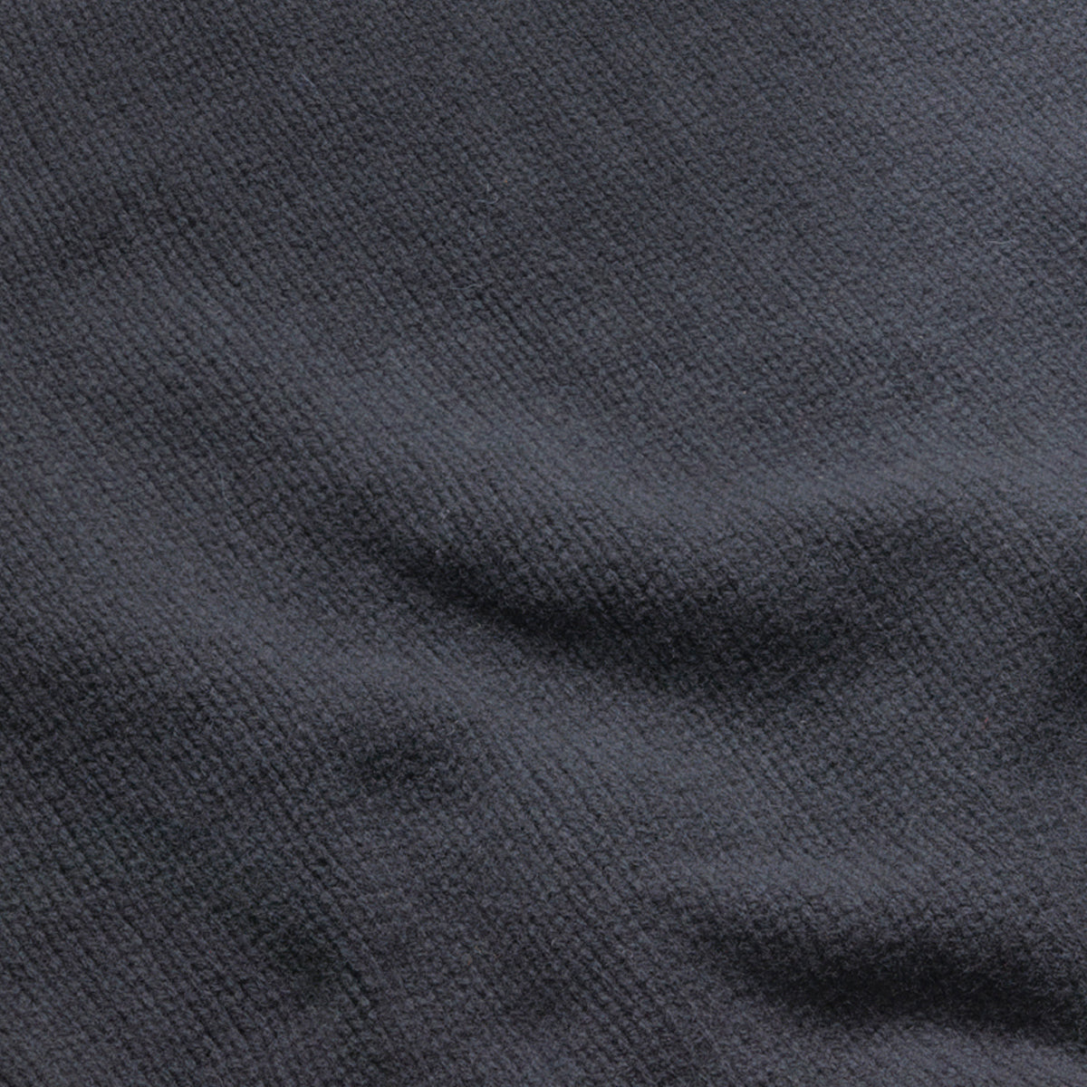 Black Newman Lambswool Roll Neck Jumper