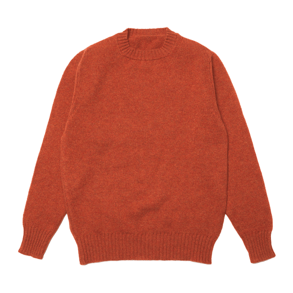 Orange crew neck jumper new arrivals